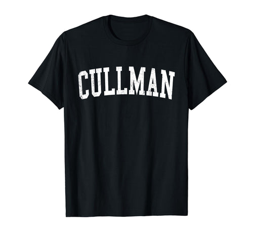 Cullman Al Distressed White Varsity T-Shirt - Novelty Apparel for Adults - T-Shirt, Sweatshirt, Hoodie
