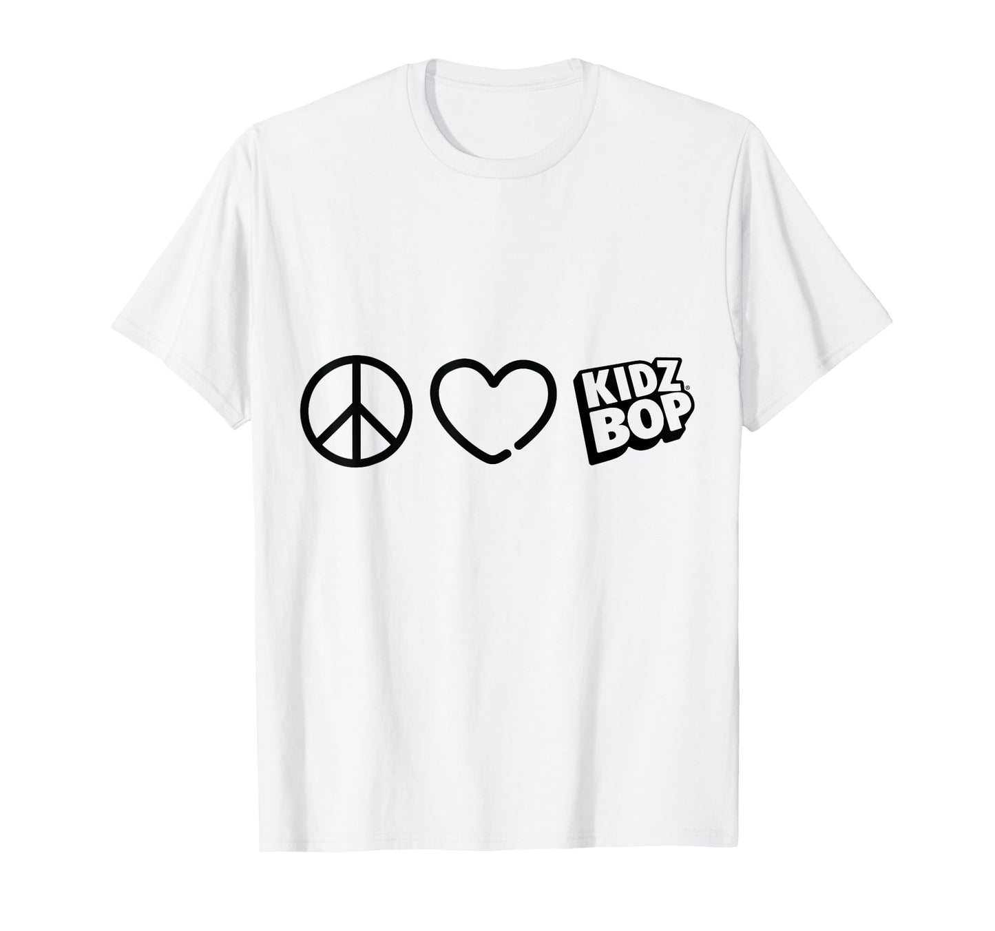 Kidz Bop Peace Love Kidz Bop T-Shirt - Aesthetic Graphic for Adults - T-Shirt, Sweatshirt, Hoodie