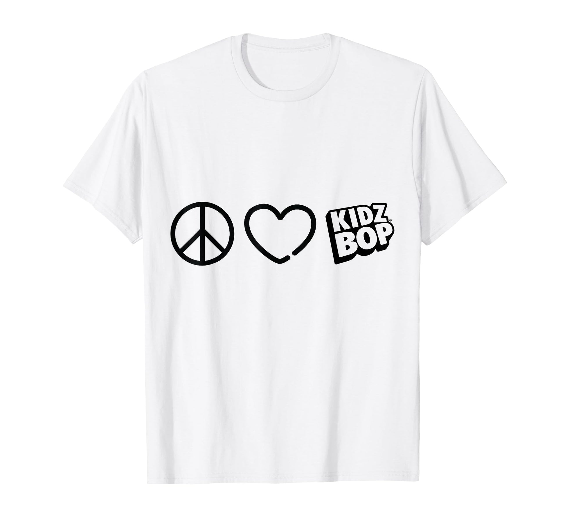 Kidz Bop Peace Love Kidz Bop T-Shirt - Aesthetic Graphic for Adults - T-Shirt, Sweatshirt, Hoodie