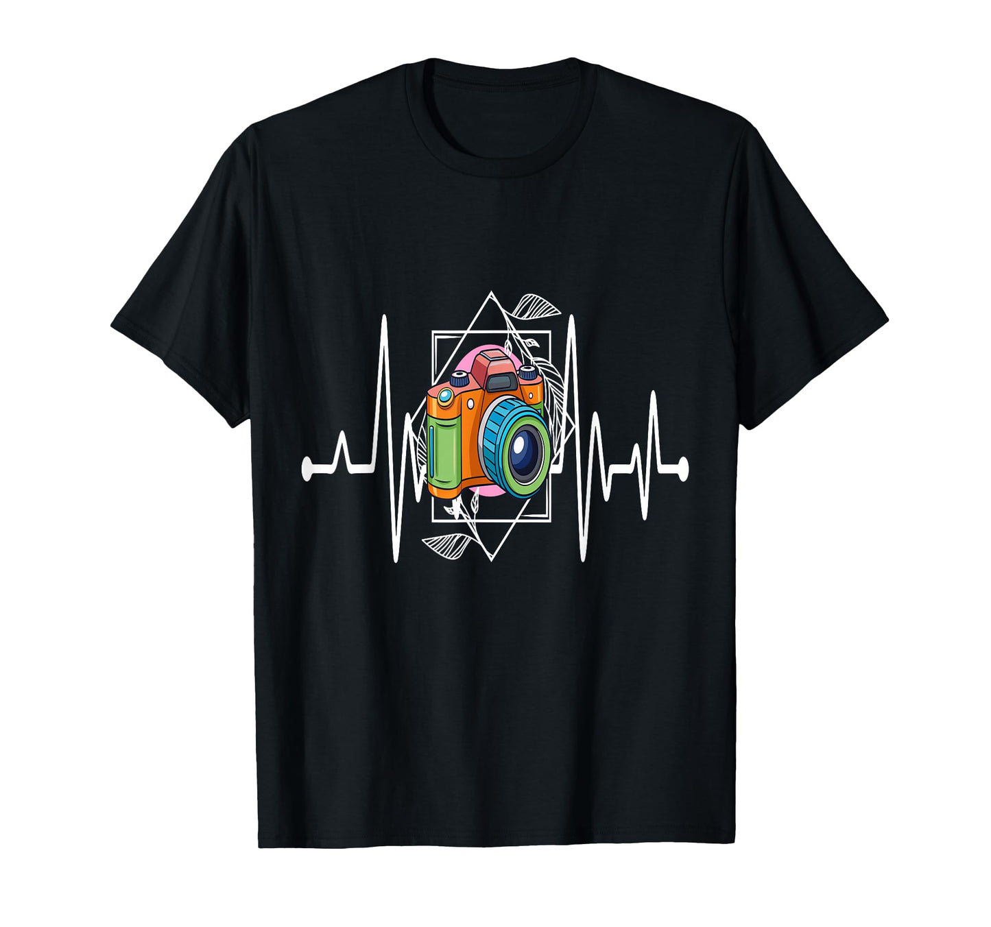 Womens Funny Camera Heartbeat Photography T-Shirt - Novelty Apparel Unisex - T-Shirt, Sweatshirt, Hoodie