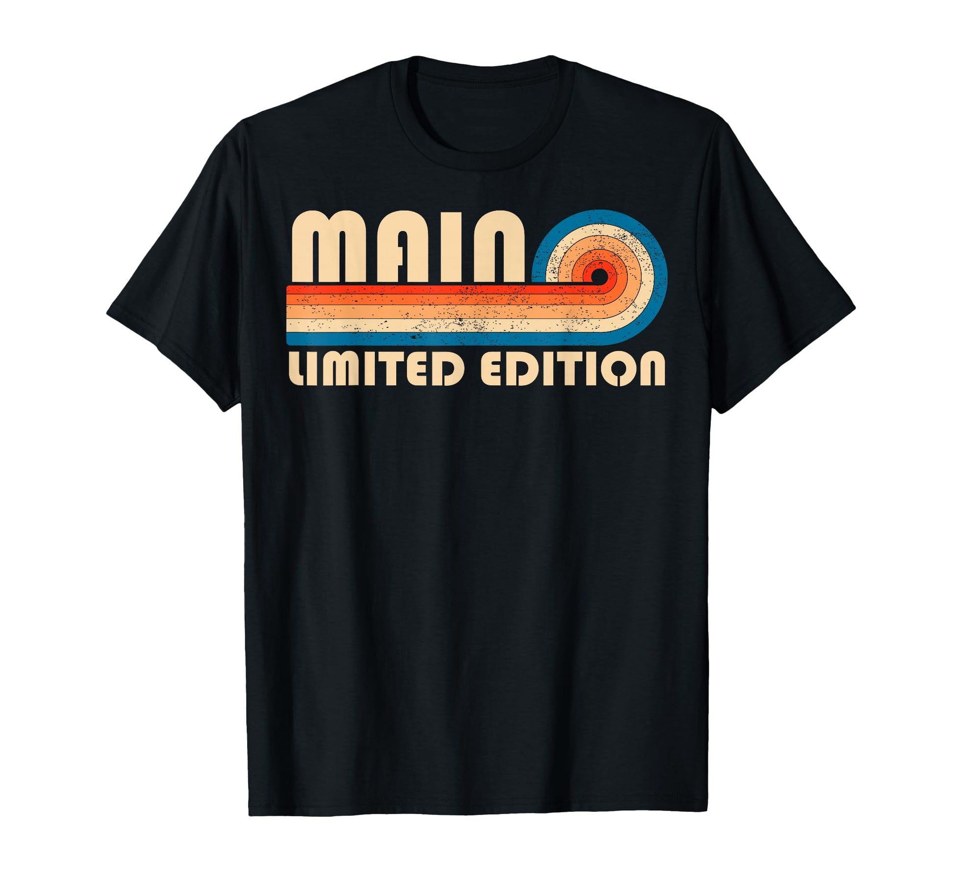 Main 70S 80S Sunset Stripe T-Shirt - Unique Graphic Unisex - T-Shirt, Sweatshirt, Hoodie