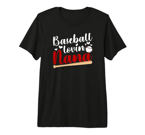 Baseball Lovin Nana Baseball Nana T-Shirt - Custom Art Print Unisex - T-Shirt, Sweatshirt, Hoodie
