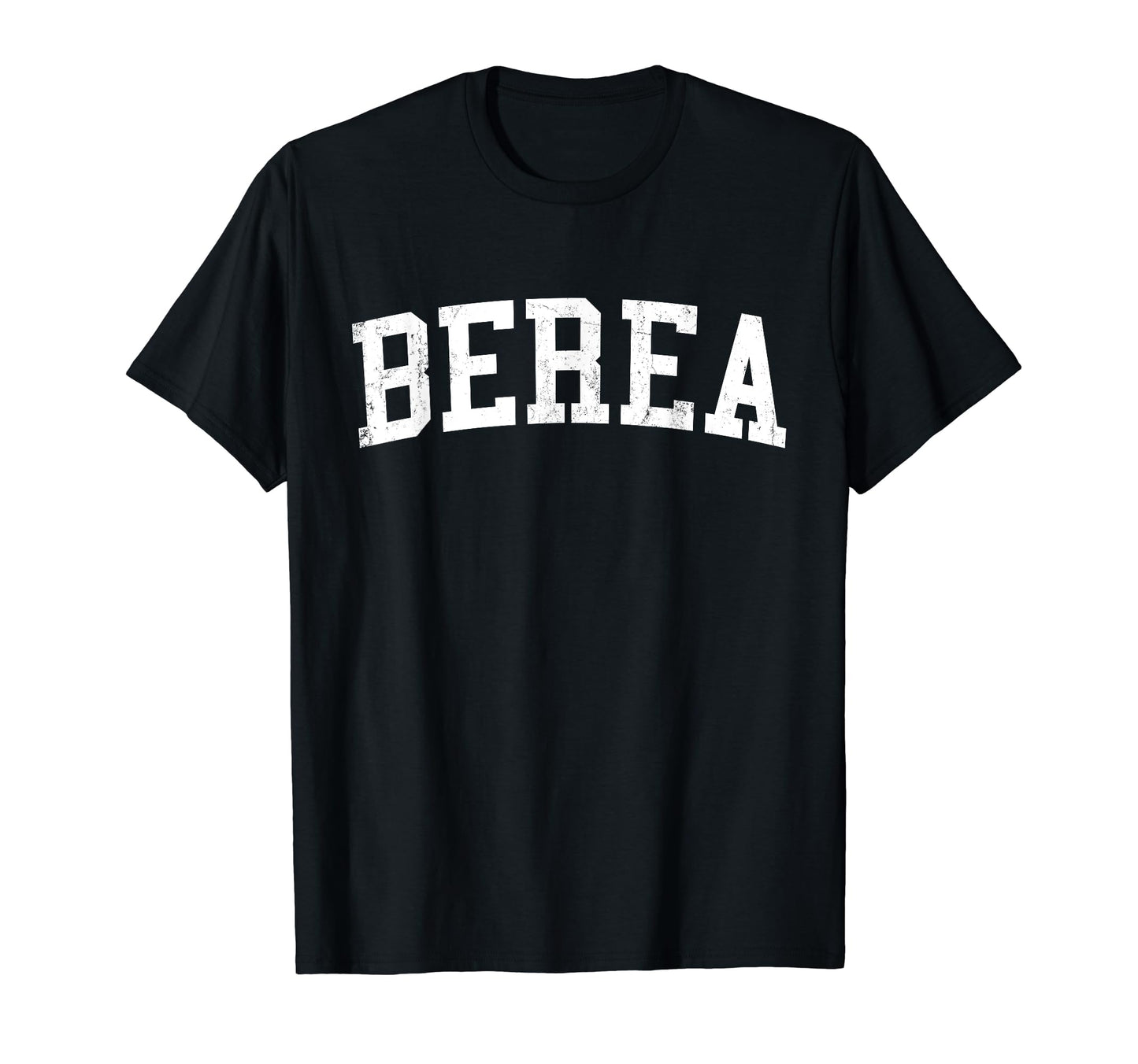 Berea Ky Distressed White Varsity T-Shirt - Graphic Print for Adults - T-Shirt, Sweatshirt, Hoodie