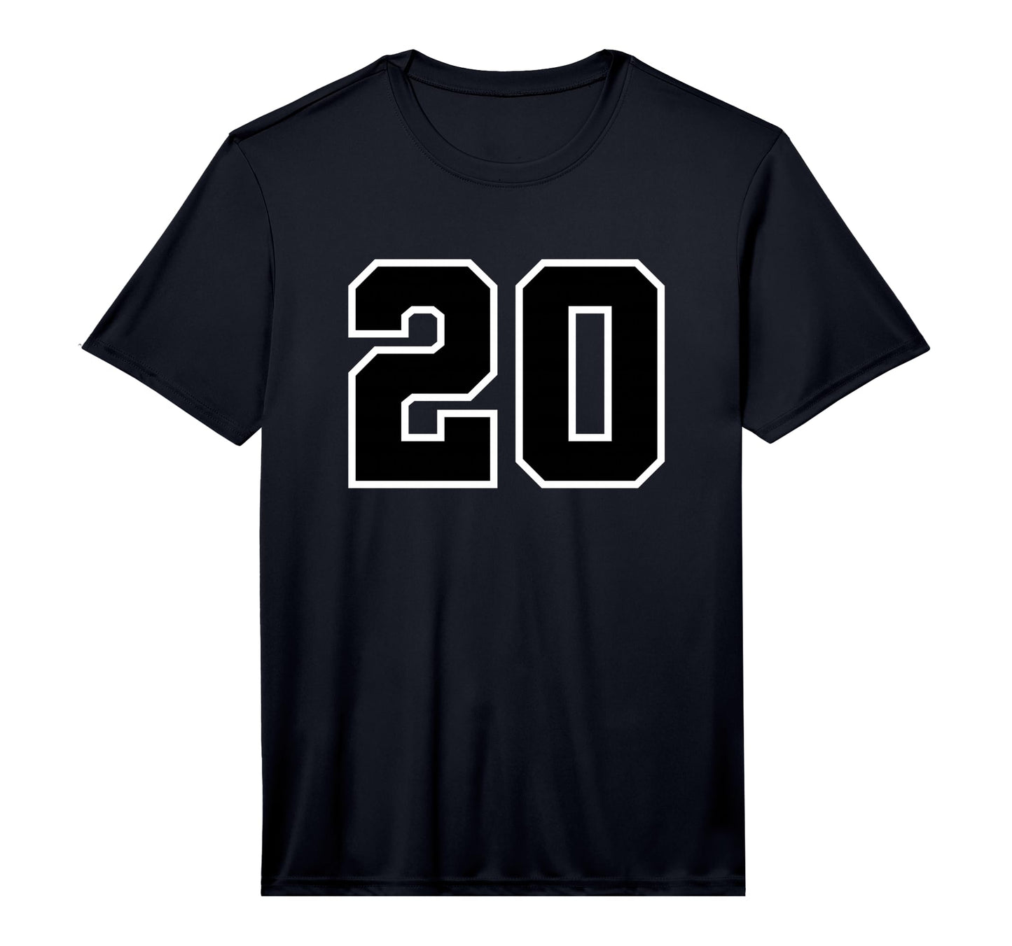 Number 20 Sports Team Varsity Number T-Shirt - Unique Graphic for Adults - T-Shirt, Sweatshirt, Hoodie