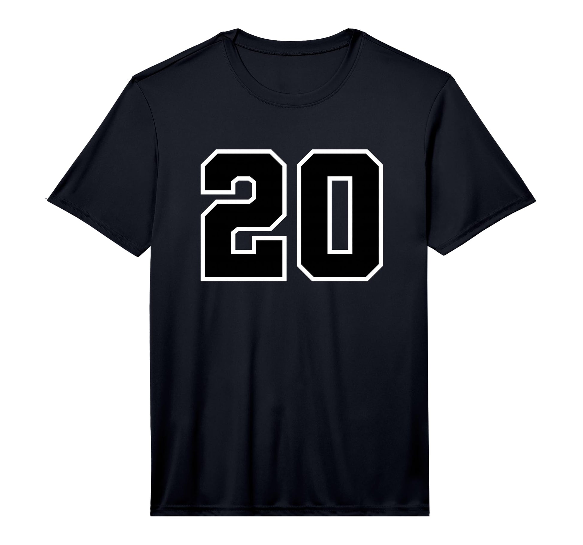 Number 20 Sports Team Varsity Number T-Shirt - Unique Graphic for Adults - T-Shirt, Sweatshirt, Hoodie