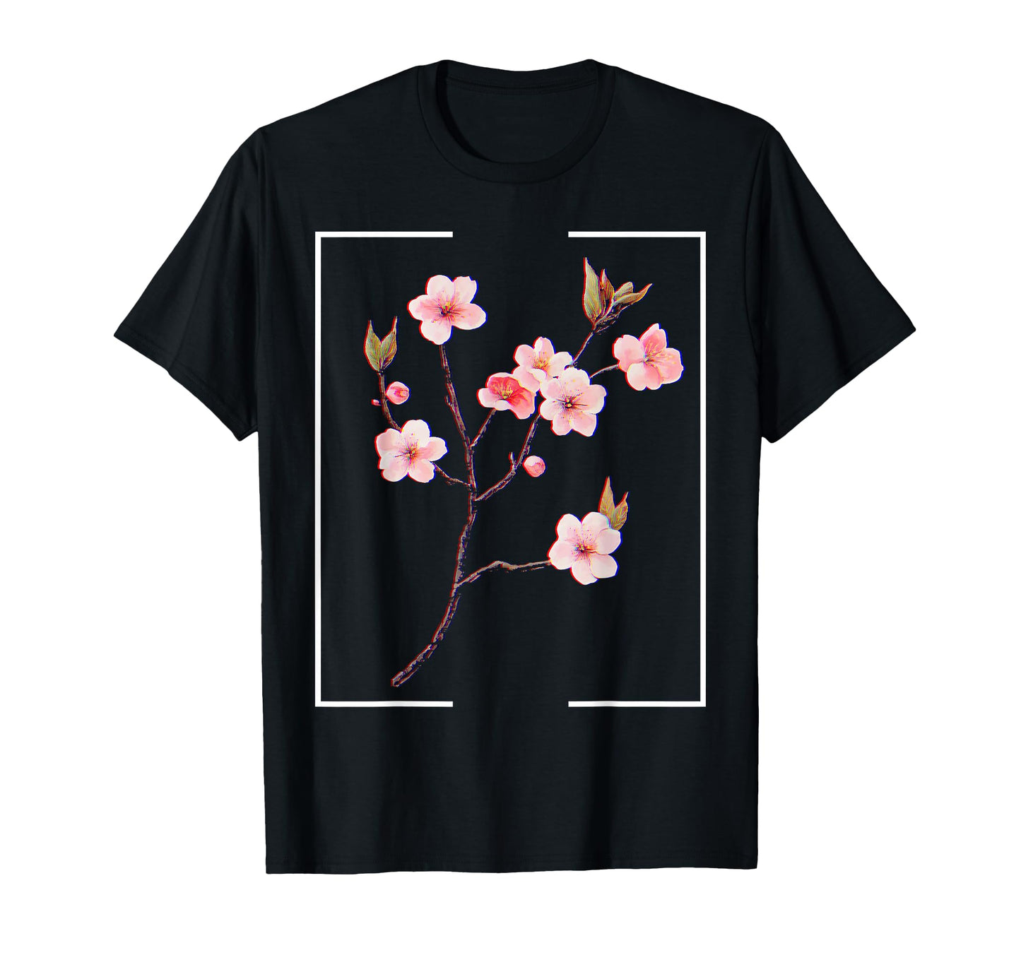Cherry Blossom Japanese Aesthetic T-Shirt - Fun Novelty Design for Adults - T-Shirt, Sweatshirt, Hoodie