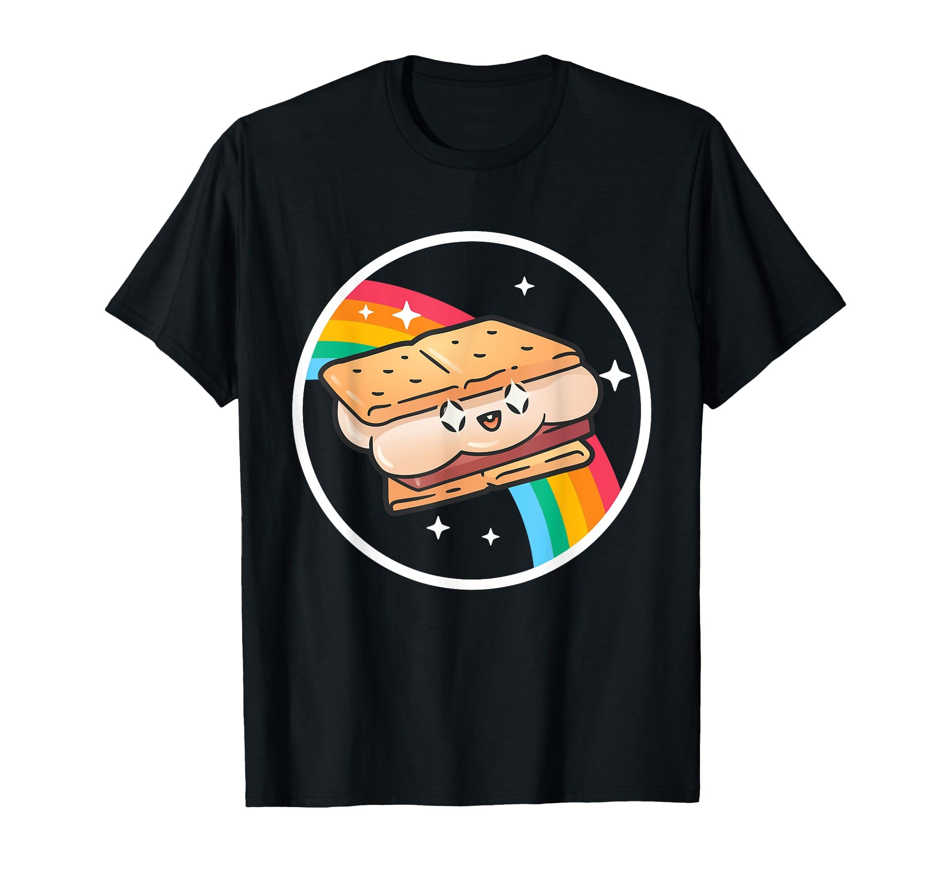 Japanese Smore Kawaii Japan Rainbow T-Shirt - Custom Art Print Men Women - T-Shirt, Sweatshirt, Hoodie