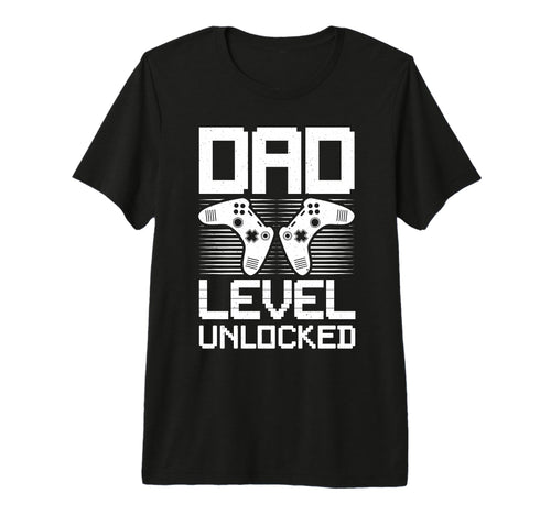 Dad Level Unlocked Gamer Dad Fathers T-Shirt - Aesthetic Graphic Men Women - T-Shirt, Sweatshirt, Hoodie