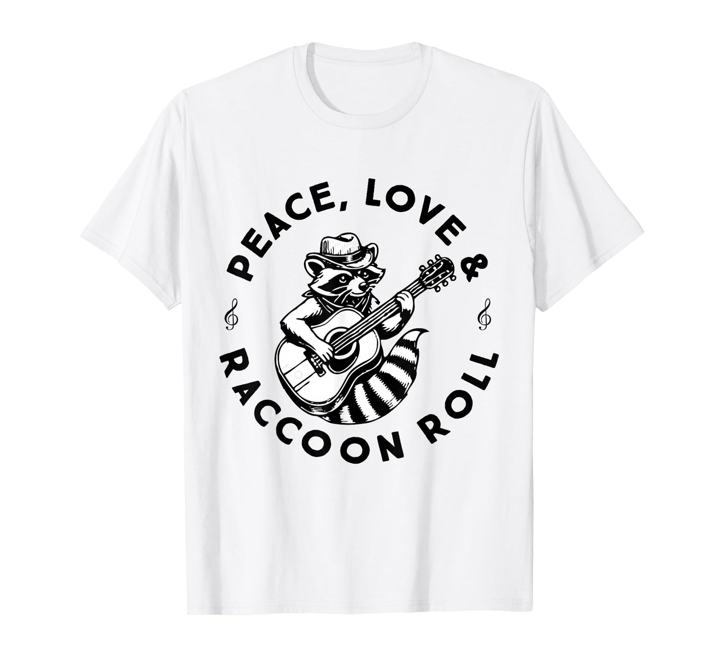 Raccoon Rock And Roll Music Raccoon T-Shirt - Trendy Graphic Men Women - T-Shirt, Sweatshirt, Hoodie