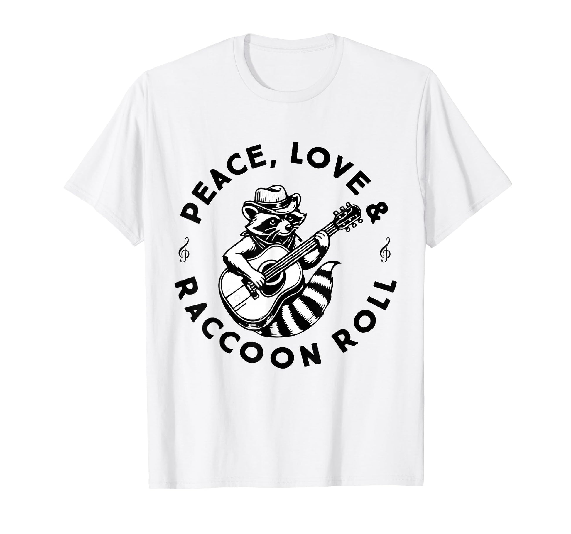 Raccoon Rock And Roll Music Raccoon T-Shirt - Trendy Graphic Men Women - T-Shirt, Sweatshirt, Hoodie