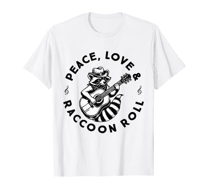Raccoon Rock And Roll Music Raccoon T-Shirt - Trendy Graphic Men Women - T-Shirt, Sweatshirt, Hoodie