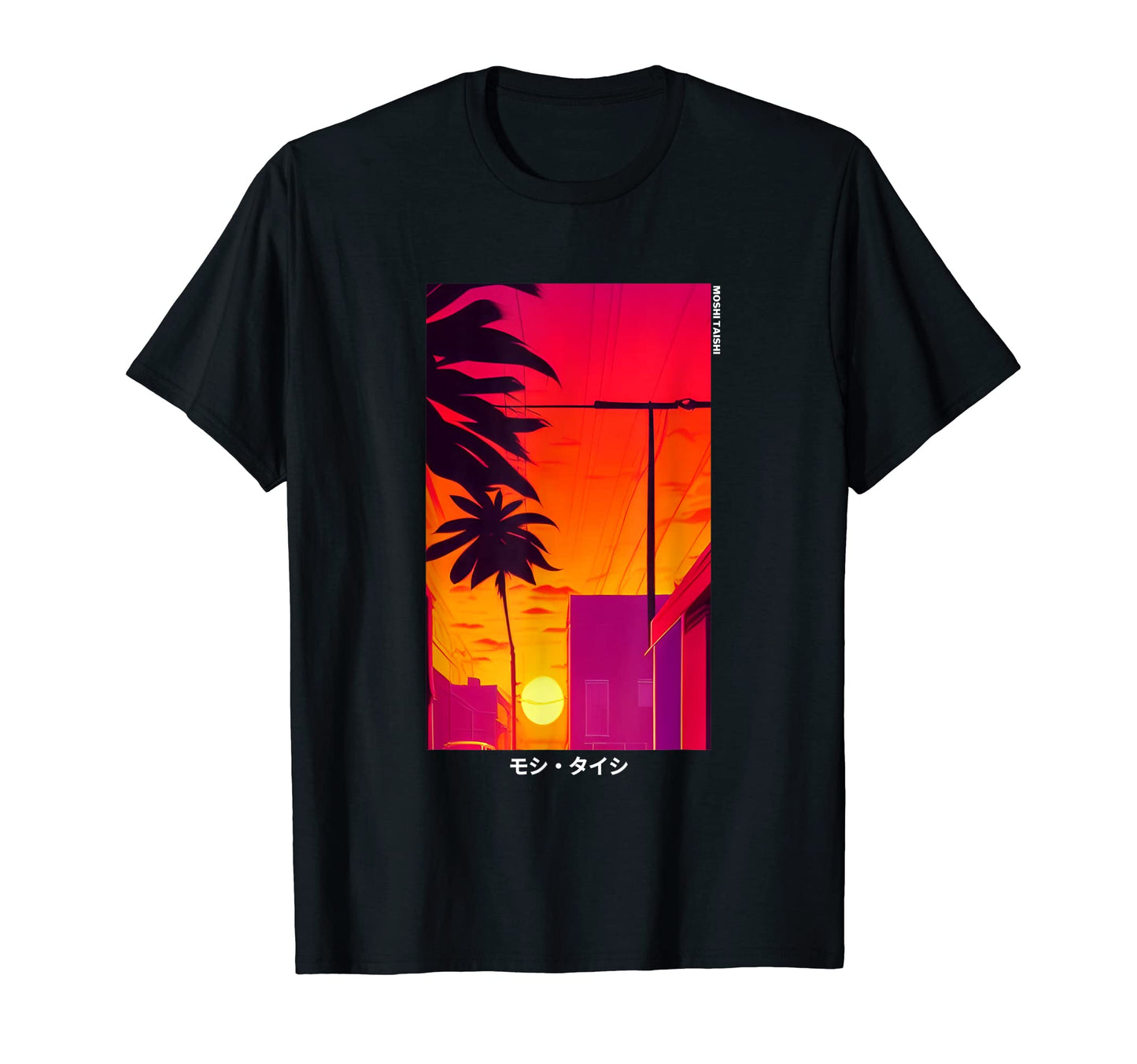 90S Synthwave Japanese Vaporwave Art T-Shirt - Novelty Apparel Men Women - T-Shirt, Sweatshirt, Hoodie