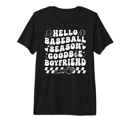 Baseball Girlfriend Groovy Baseball T-Shirt - Aesthetic Graphic for Adults - T-Shirt, Sweatshirt, Hoodie