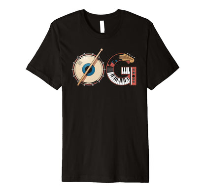 Old School Og Hip Hop Vinyl Cds Tapes T-Shirt - Trendy Graphic for Adults - T-Shirt, Sweatshirt, Hoodie
