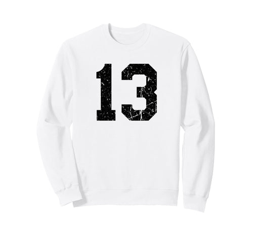 Black Distressed Sport Team Sweatshirt - Minimalist Print for Adults - T-Shirt, Sweatshirt, Hoodie