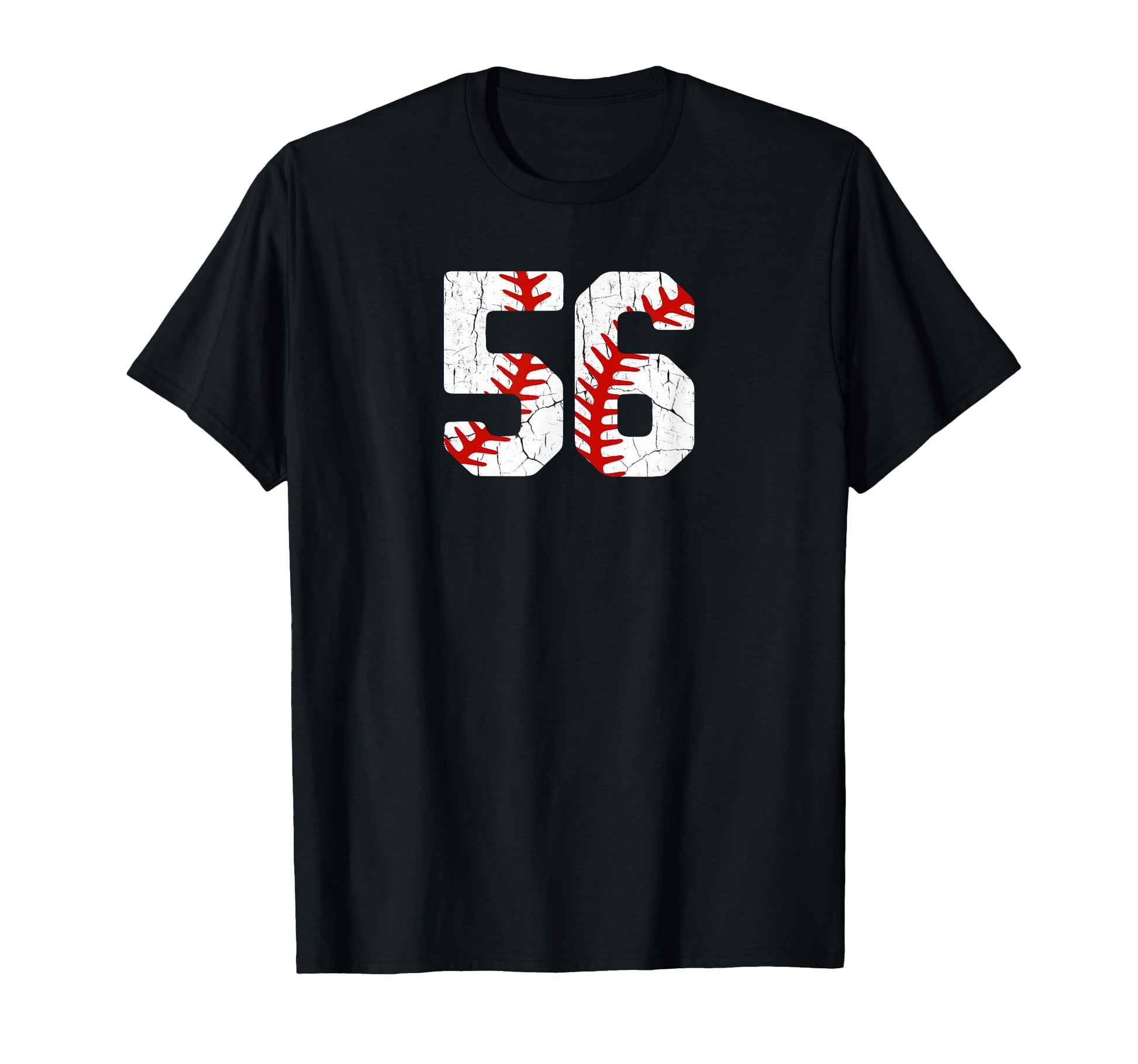 Baseball Player Jersey Number 56 56 T-Shirt - Trendy Graphic Men Women - T-Shirt, Sweatshirt, Hoodie
