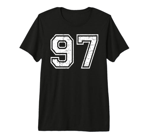 97 Number Ninety Seven Team Sports T-Shirt - Novelty Apparel Men Women - T-Shirt, Sweatshirt, Hoodie