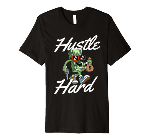 Hustle Hard 80S 90S Old School Hip Hop T-Shirt - Trendy Graphic Men Women - T-Shirt, Sweatshirt, Hoodie