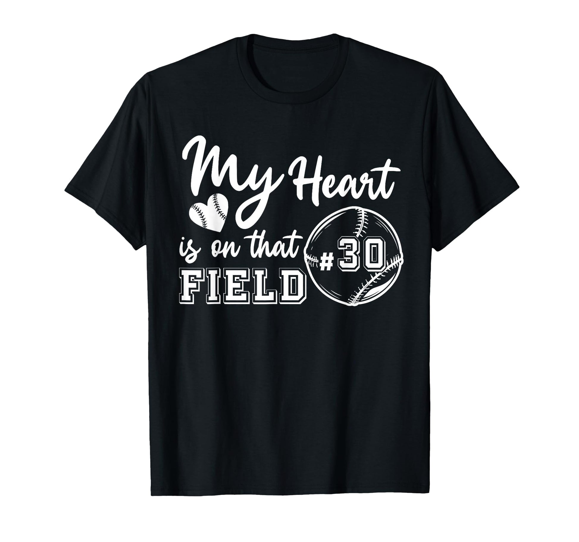 My Heart Is That Field Costume Number T-Shirt - Minimalist Print Men Women - T-Shirt, Sweatshirt, Hoodie