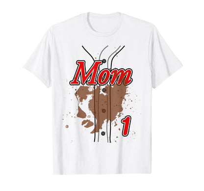 Baseball Mom Baseball Jersey 1 T-Shirt - Aesthetic Graphic for Adults - T-Shirt, Sweatshirt, Hoodie