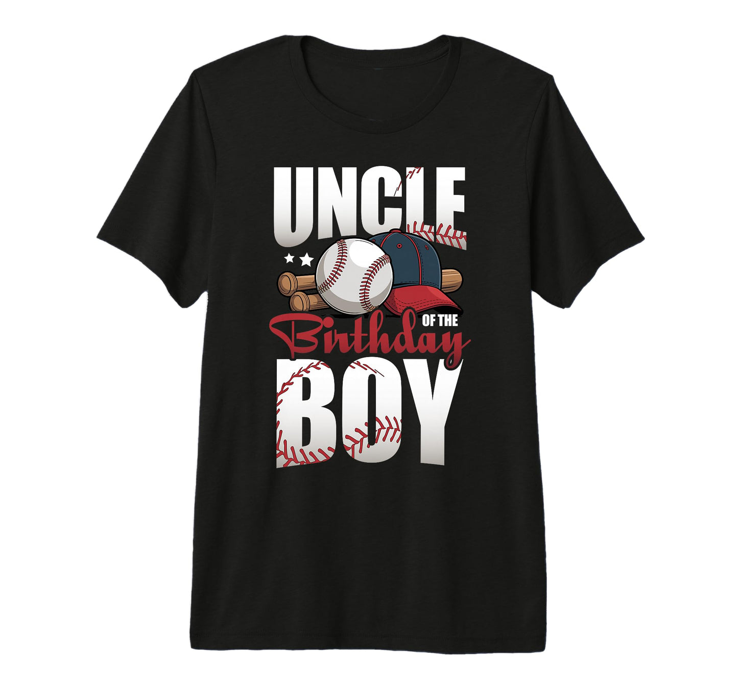 Uncle Birthday Matching Baseball T-Shirt - Trendy Graphic for Adults - T-Shirt, Sweatshirt, Hoodie