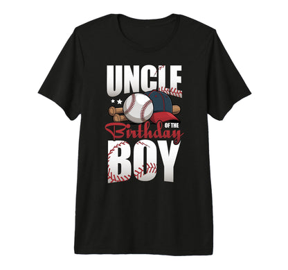 Uncle Birthday Matching Baseball T-Shirt - Trendy Graphic for Adults - T-Shirt, Sweatshirt, Hoodie