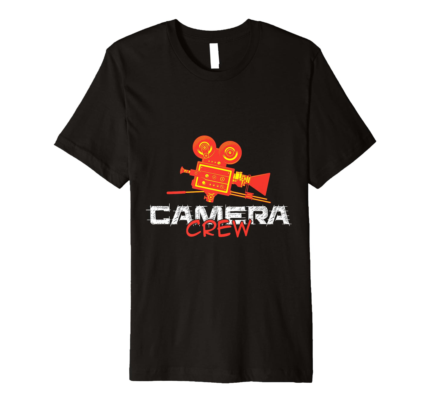 Old School Camera Crew Movie Team T-Shirt - Casual Everyday Wear Unisex - T-Shirt, Sweatshirt, Hoodie