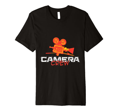 Old School Camera Crew Movie Team T-Shirt - Casual Everyday Wear Unisex - T-Shirt, Sweatshirt, Hoodie
