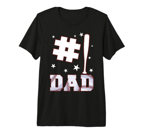 Number One Baseball Dad Baseball Lover T-Shirt - Trendy Graphic Men Women - T-Shirt, Sweatshirt, Hoodie