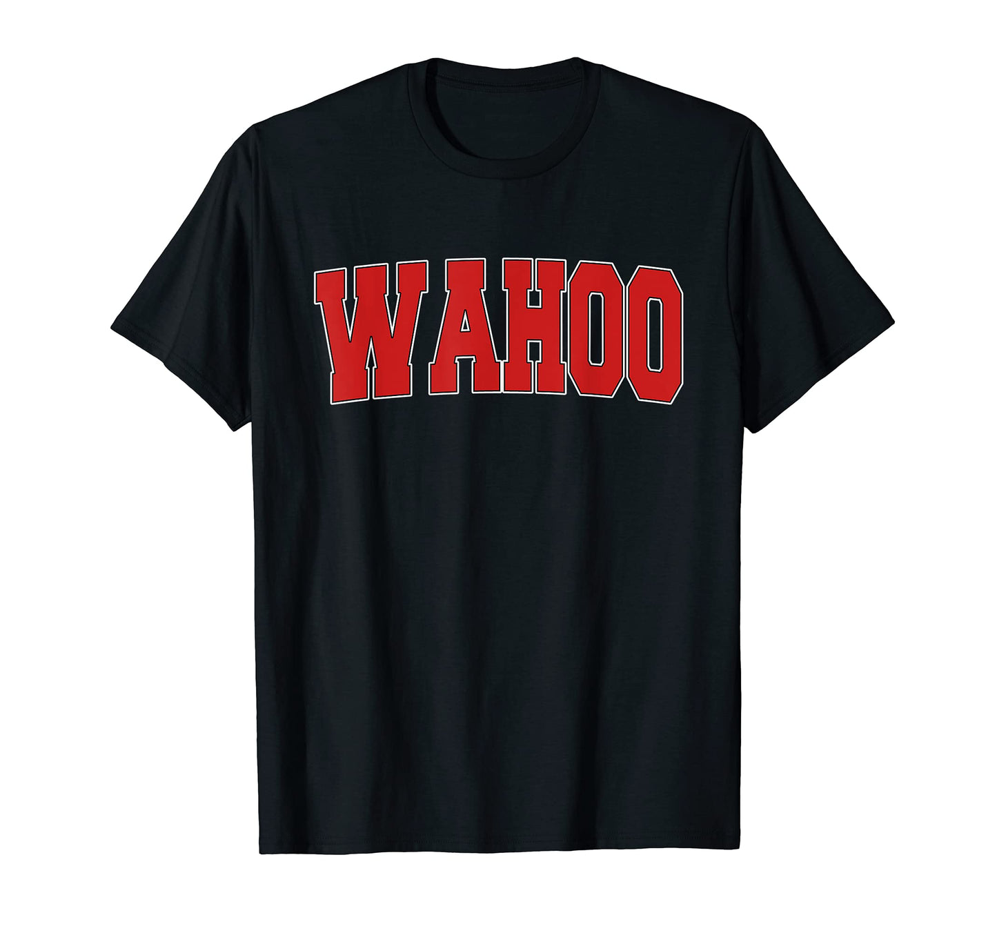 Wahoo Ne Nebraska Varsity Usa Sports T-Shirt - Custom Art Print for Adults - T-Shirt, Sweatshirt, Hoodie