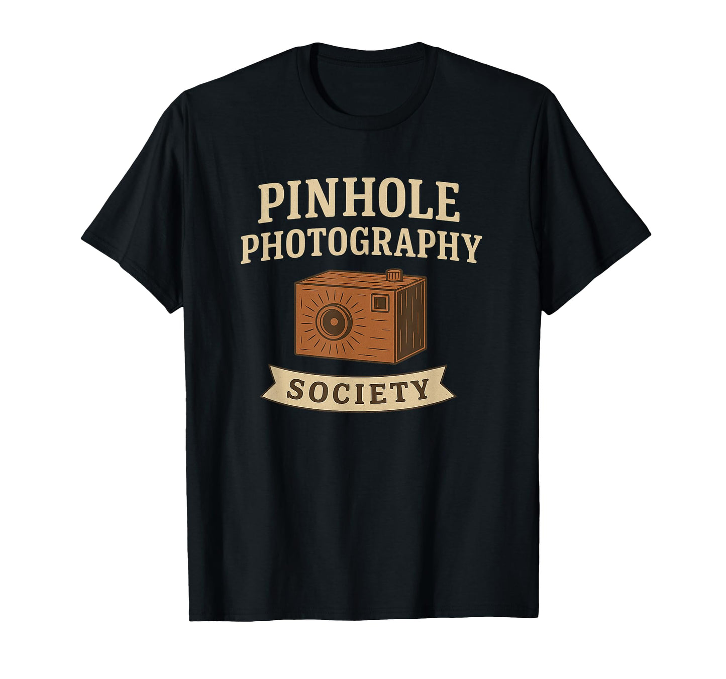 Pinhole Photography Society Camera Film T-Shirt - Unique Graphic Men Women - T-Shirt, Sweatshirt, Hoodie