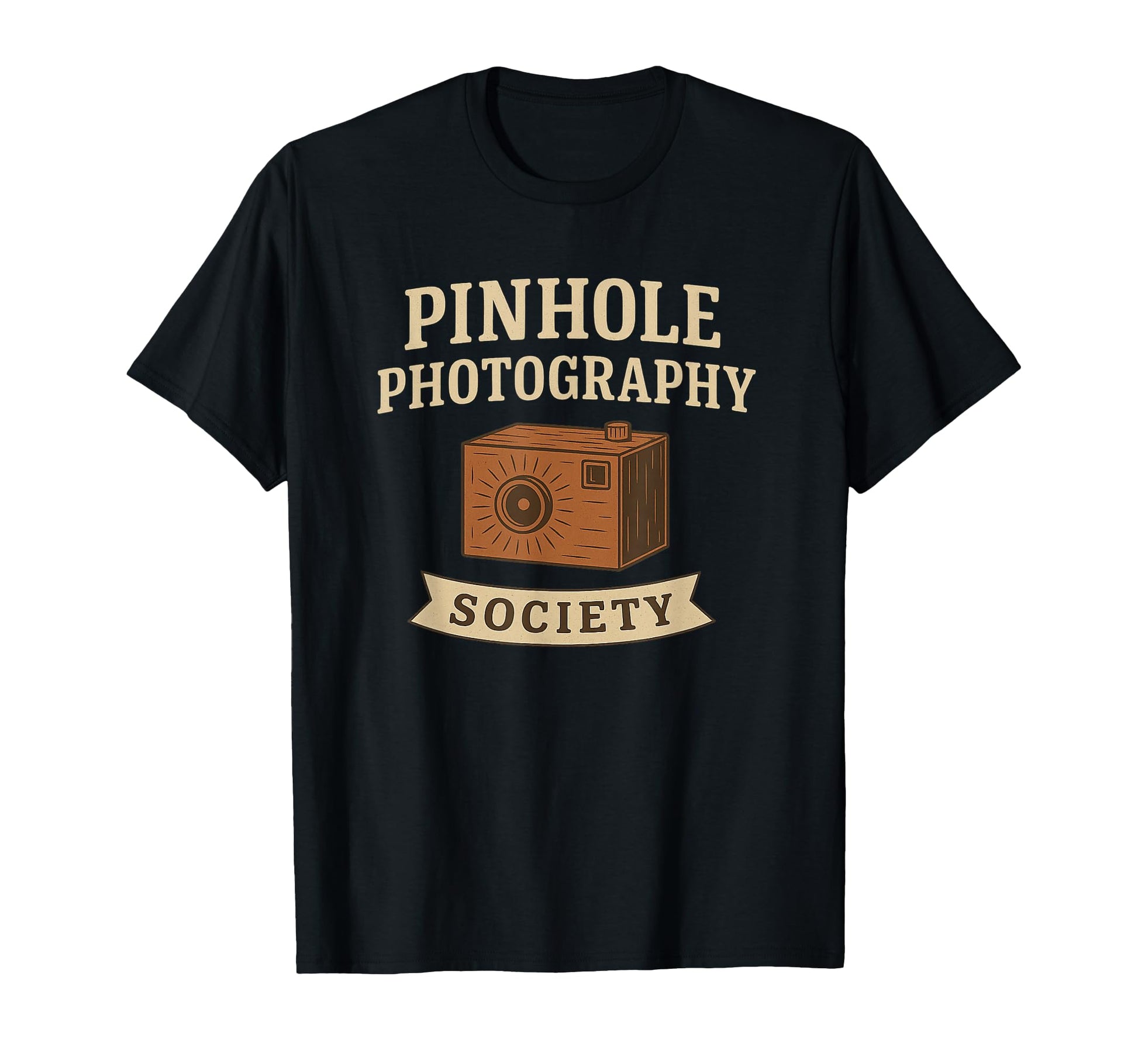 Pinhole Photography Society Camera Film T-Shirt - Unique Graphic Men Women - T-Shirt, Sweatshirt, Hoodie