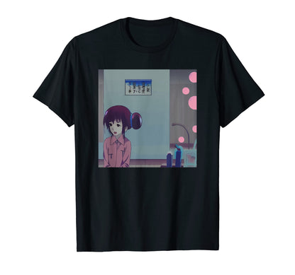 Japanese Aesthetic Vaporwave Anime Manga T-Shirt - Custom Art Print Unisex - T-Shirt, Sweatshirt, Hoodie