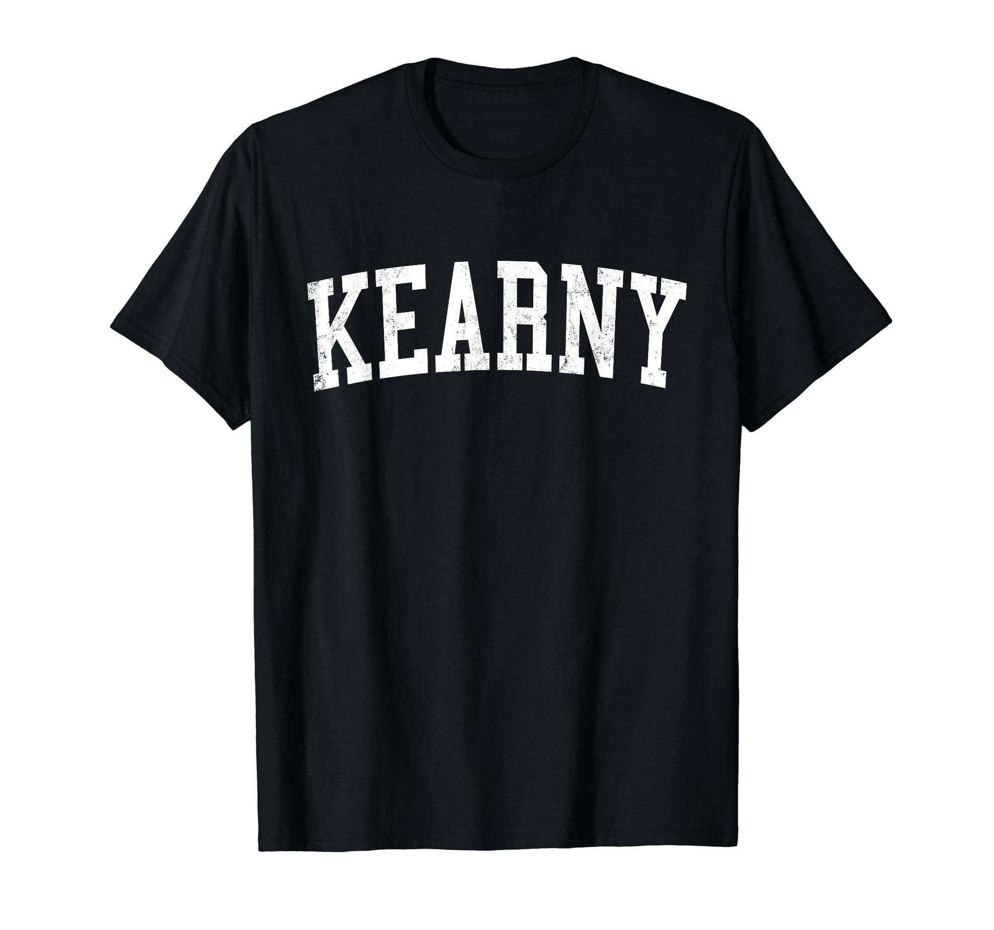 Kearny Nj Distressed White Varsity T-Shirt - Custom Art Print for Adults - T-Shirt, Sweatshirt, Hoodie