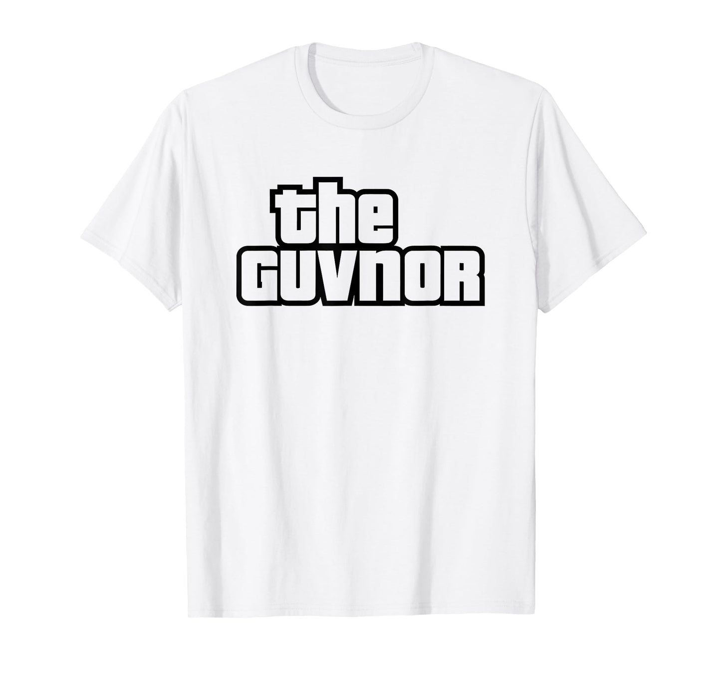 Guvnor Gamer Dad Video Gaming Logo T-Shirt - Unique Graphic Men Women - T-Shirt, Sweatshirt, Hoodie