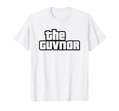 Guvnor Gamer Dad Video Gaming Logo T-Shirt - Unique Graphic Men Women - T-Shirt, Sweatshirt, Hoodie