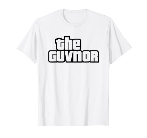 Guvnor Gamer Dad Video Gaming Logo T-Shirt - Unique Graphic Men Women - T-Shirt, Sweatshirt, Hoodie