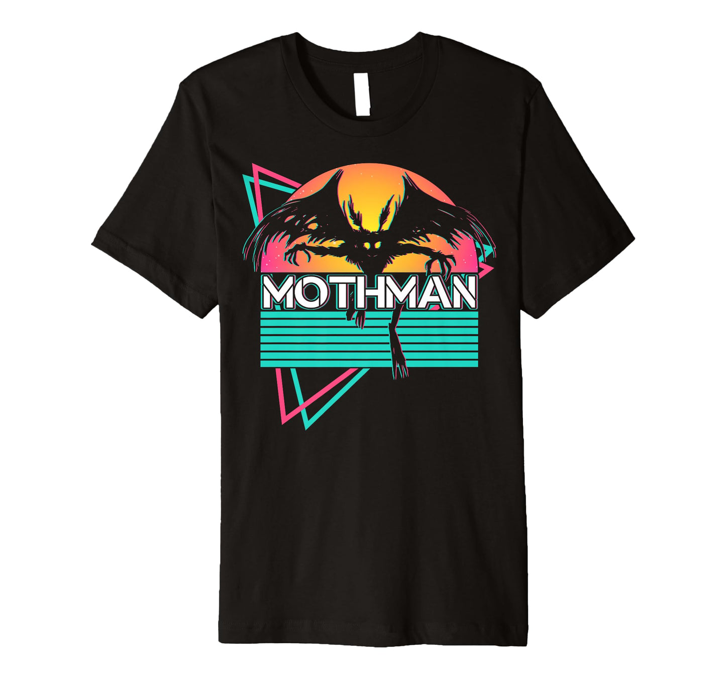 Vaporwave Aesthetic Mothman T-Shirt - Casual Everyday Wear Unisex - T-Shirt, Sweatshirt, Hoodie