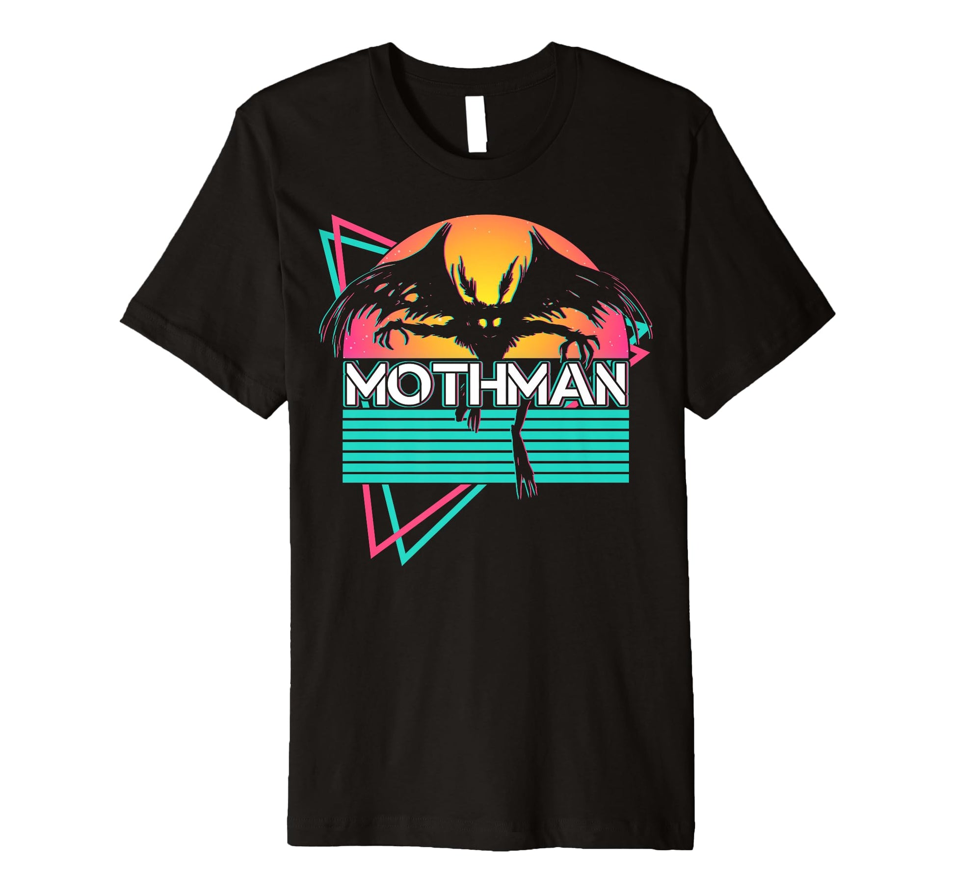 Vaporwave Aesthetic Mothman T-Shirt - Casual Everyday Wear Unisex - T-Shirt, Sweatshirt, Hoodie