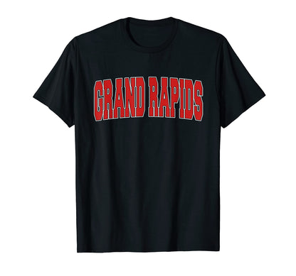 Grand Rapids Mn Minnesota Varsity Usa T-Shirt - Novelty Apparel Unisex - T-Shirt, Sweatshirt, Hoodie