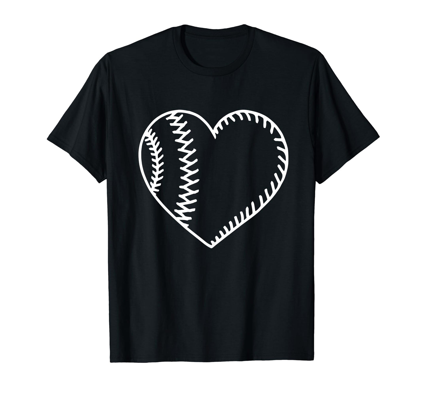 Baseball Heart Mom Dad Funny Baseball T-Shirt - Unique Graphic for Adults - T-Shirt, Sweatshirt, Hoodie