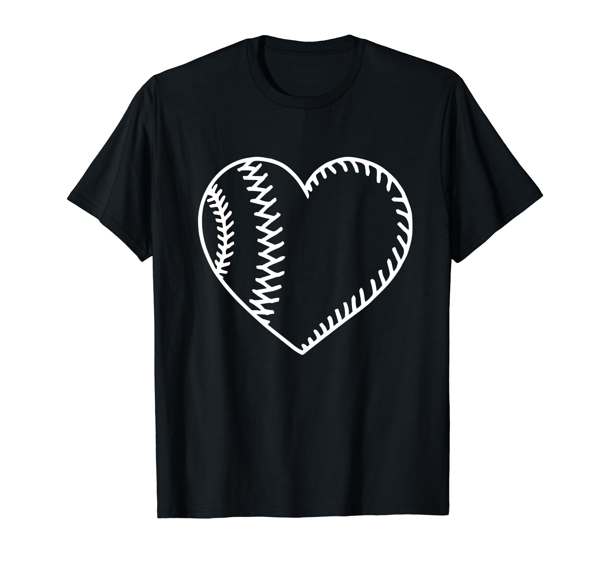 Baseball Heart Mom Dad Funny Baseball T-Shirt - Unique Graphic for Adults - T-Shirt, Sweatshirt, Hoodie