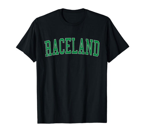 Raceland La Distressed Green Varsity T-Shirt - Streetwear Style Men Women - T-Shirt, Sweatshirt, Hoodie