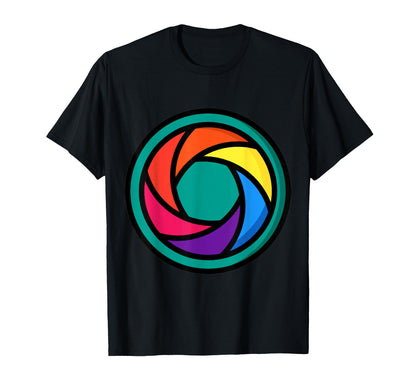 Photography Aperture Camera Lens T-Shirt - Graphic Print for Adults - T-Shirt, Sweatshirt, Hoodie