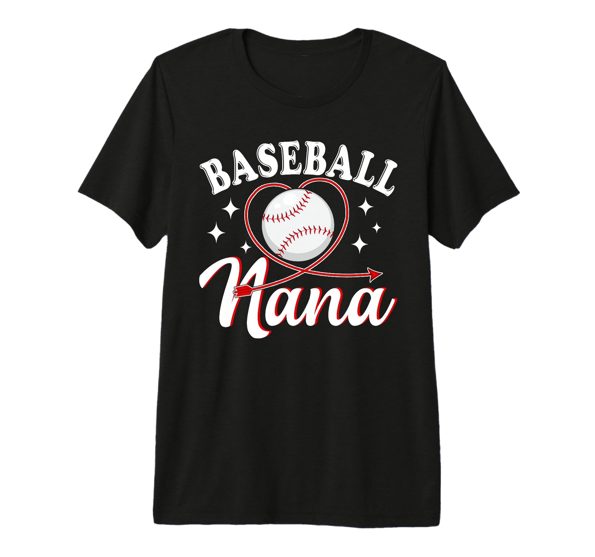 Baseball Nana Baseball Player T-Shirt - Fun Novelty Design for Adults - T-Shirt, Sweatshirt, Hoodie