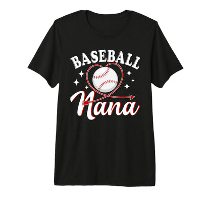 Baseball Nana Baseball Player T-Shirt - Fun Novelty Design for Adults - T-Shirt, Sweatshirt, Hoodie