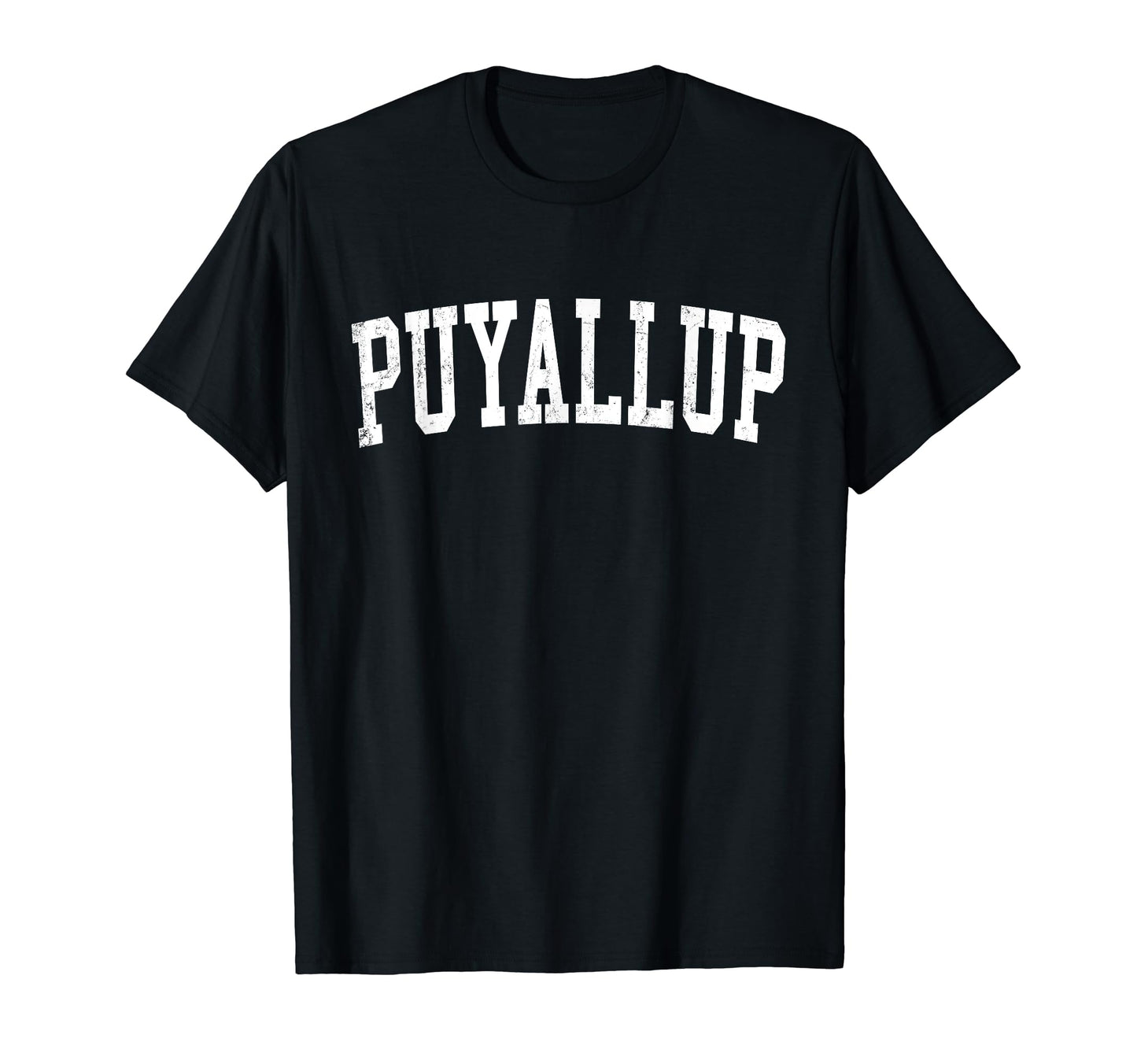 Puyallup Wa Distressed White Varsity T-Shirt - Novelty Apparel Men Women - T-Shirt, Sweatshirt, Hoodie