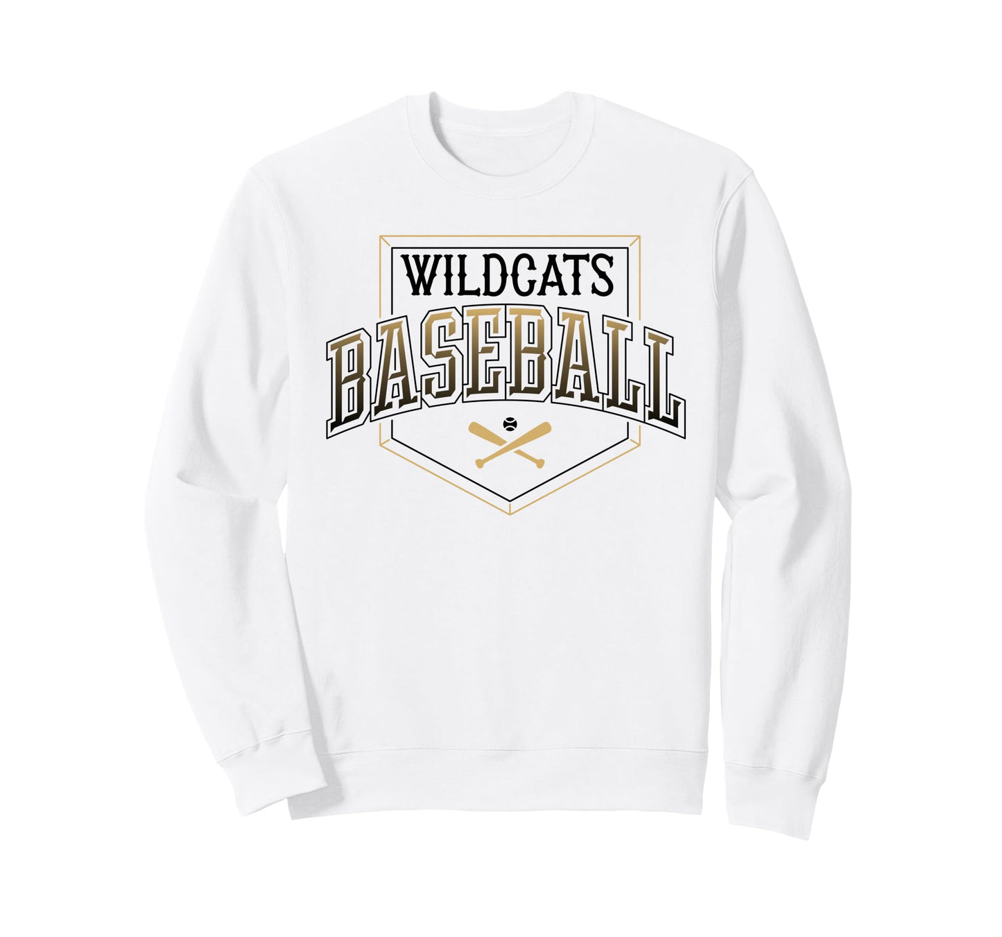 Wildcats Baseball Mom Team Game Sweatshirt - Aesthetic Graphic for Adults - T-Shirt, Sweatshirt, Hoodie