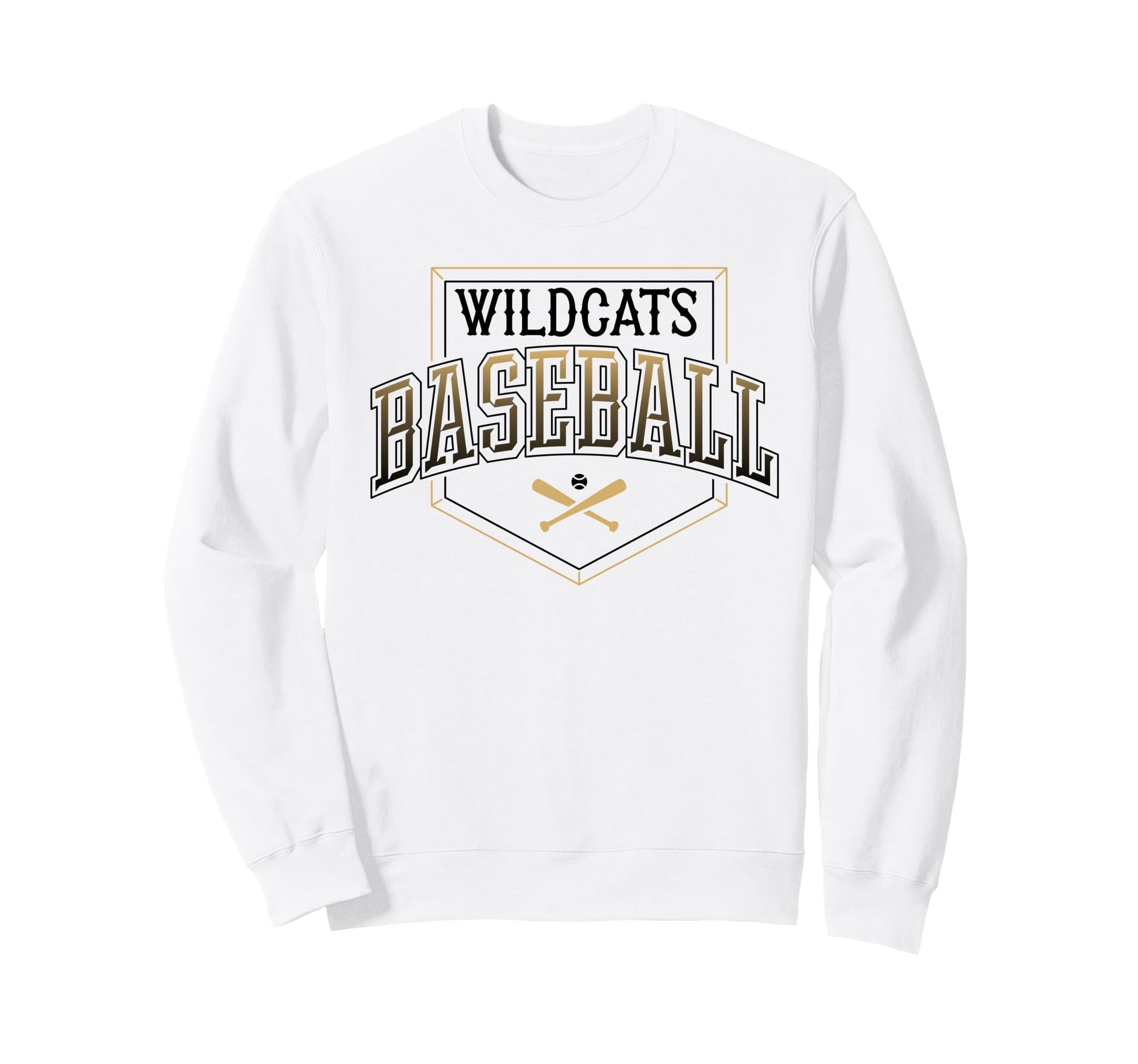 Wildcats Baseball Mom Team Game Sweatshirt - Aesthetic Graphic for Adults - T-Shirt, Sweatshirt, Hoodie