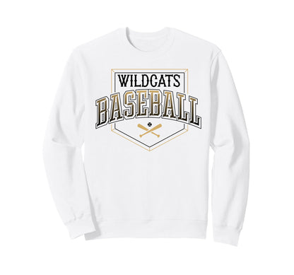 Wildcats Baseball Mom Team Game Sweatshirt - Aesthetic Graphic for Adults - T-Shirt, Sweatshirt, Hoodie